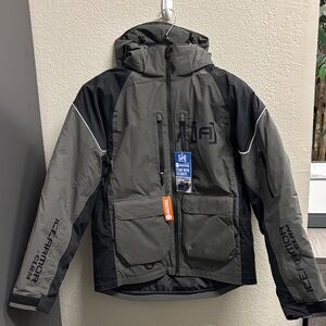 Unisex IceArmor by Clam Rise Float Parka (Charcoal/Black) - Size S